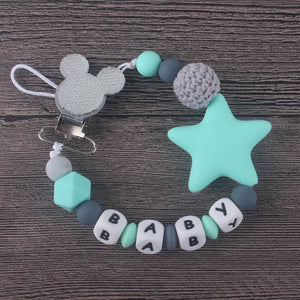 Silicone Baby Pacifier Clips Chain