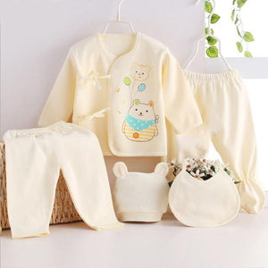 5 pieces Newborn Baby Suits Pure Cotton