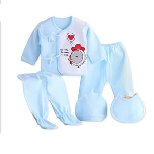 5 pieces Newborn Baby Suits Pure Cotton