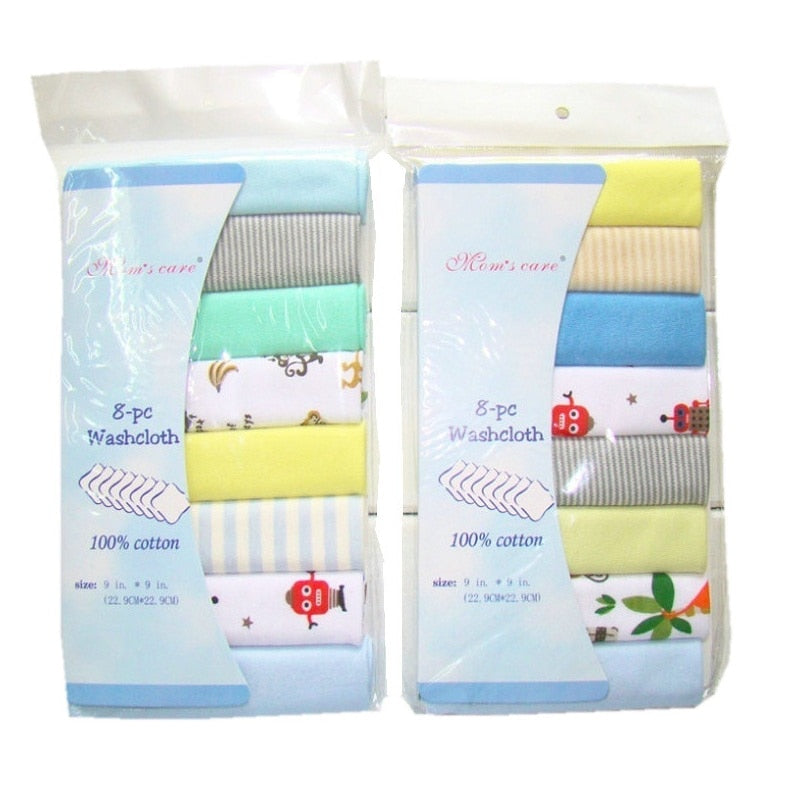 8 pieces per pack 100% Cotton Saliva Towel