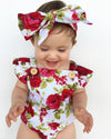 Floral Romper 2 pieces For Baby Girls 6-24M