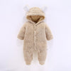 Rabbit Ears Hooded Rompers for Baby Boy and Girl 3-12M