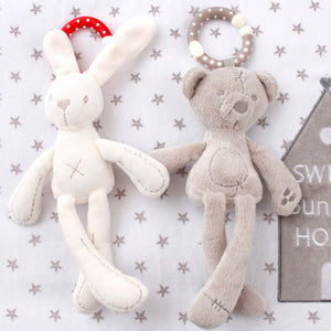 Bunny Bear Soft Plush With Hanging Ring